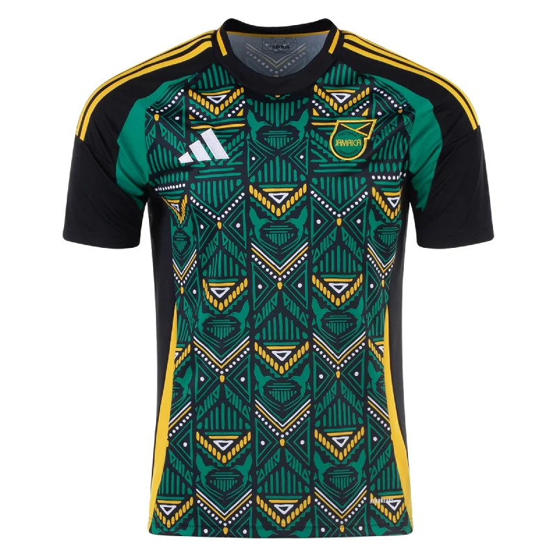 adidas Jamaica Away Jersey 24/25 (Black) Masculine Men's Thick