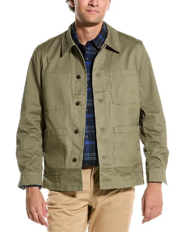 Brooks Brothers Twill Chore Jacket Stylish Men's Tropical 