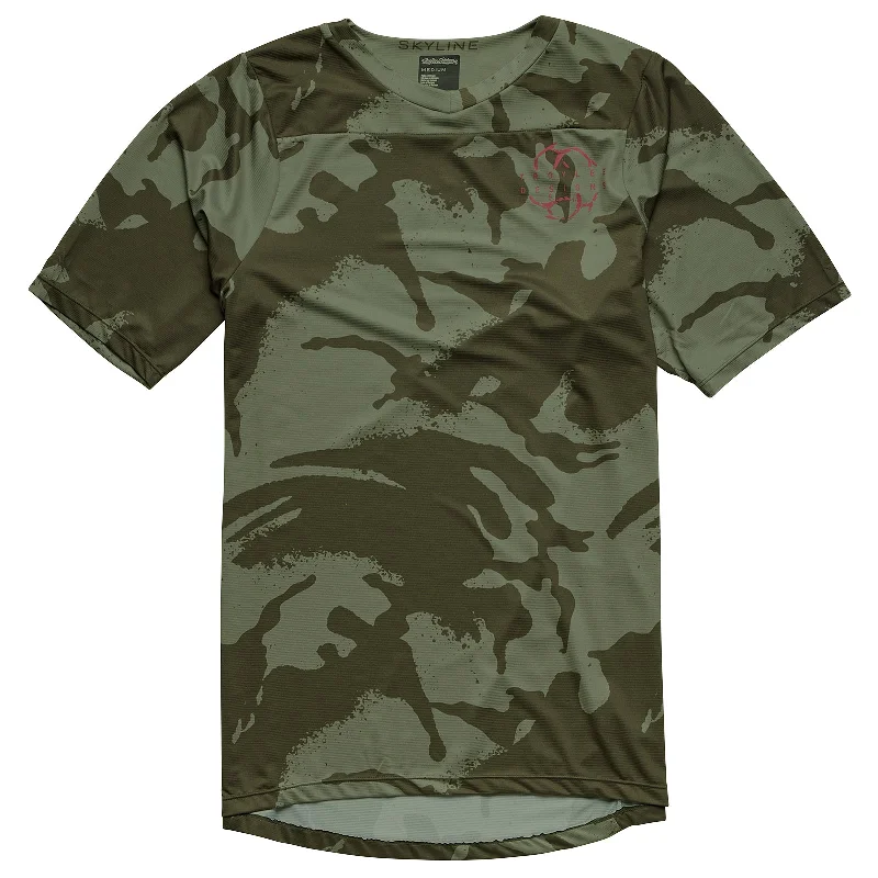 Skyline SS Jersey Shadow Camo Olive Minimalist Men's Casual 