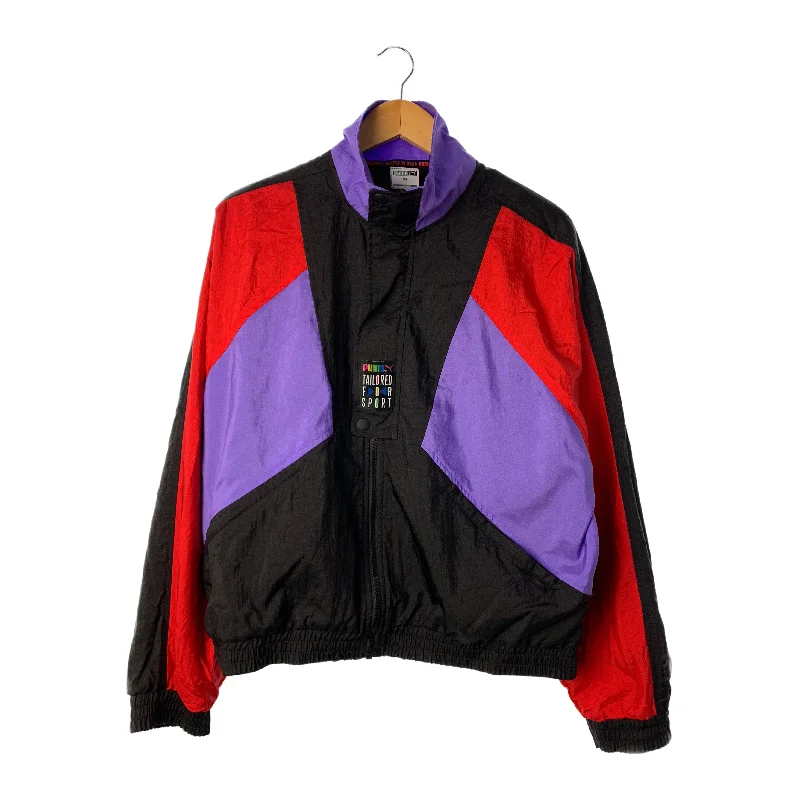 PUMA/Windbreaker/S/Purple/Nylon/597407-01 Vintage Men's 1970S Disco