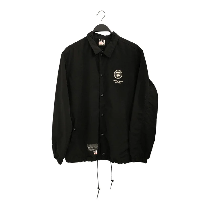 AAPE BY A BATHING APE/Windbreaker/M/Polyester/BLK/ Sleek Men's Contemporary 