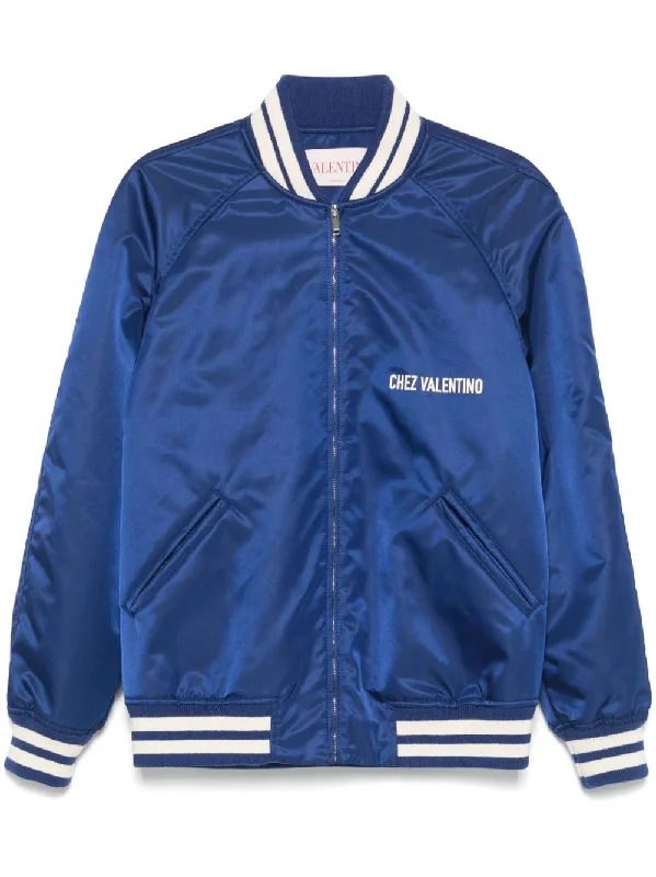 Valentino Men's Coats blue Dynamic Men's Glow