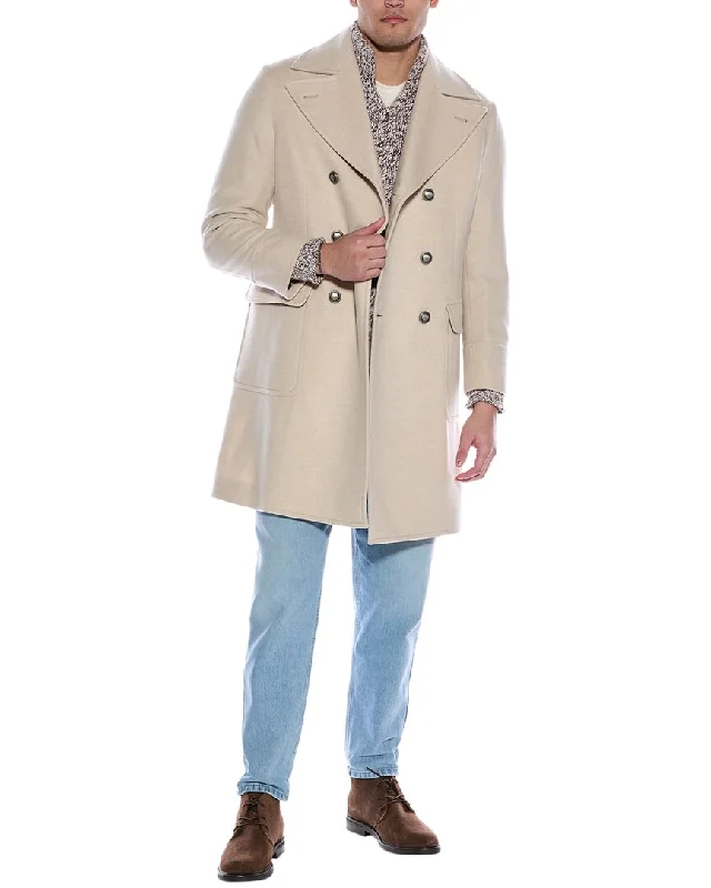 Brunello Cucinelli Cashmere Coat Laid