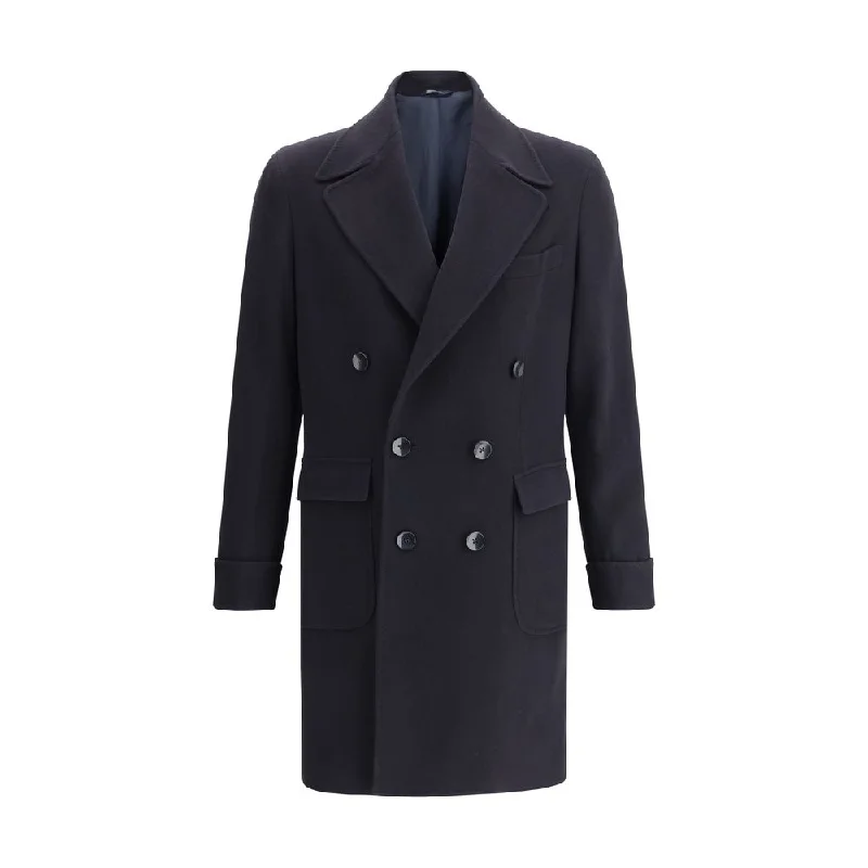 Gi Capri Double-breasted Men's Coat Refined Men's European