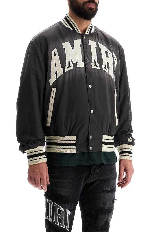 Amiri Sun Faded Logo Bomber Cozy Men's Winter