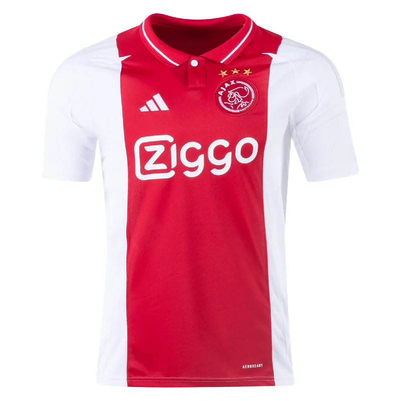 adidas Ajax Home Jersey 24/25 (Red/White) Earthy Men's Sustainable 