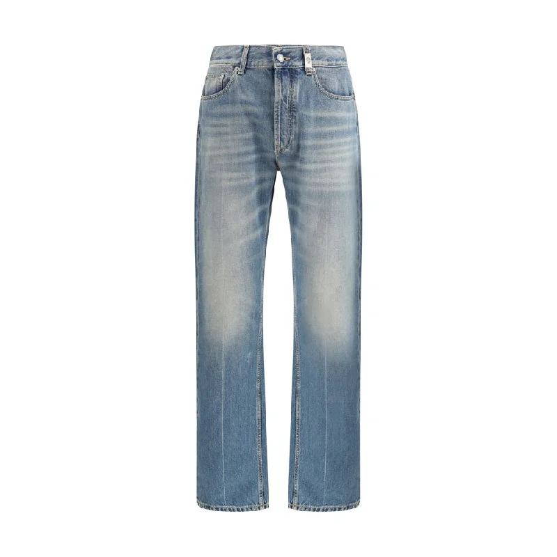 Alexander McQueen Straight Men's Jeans Practical Men's Multi