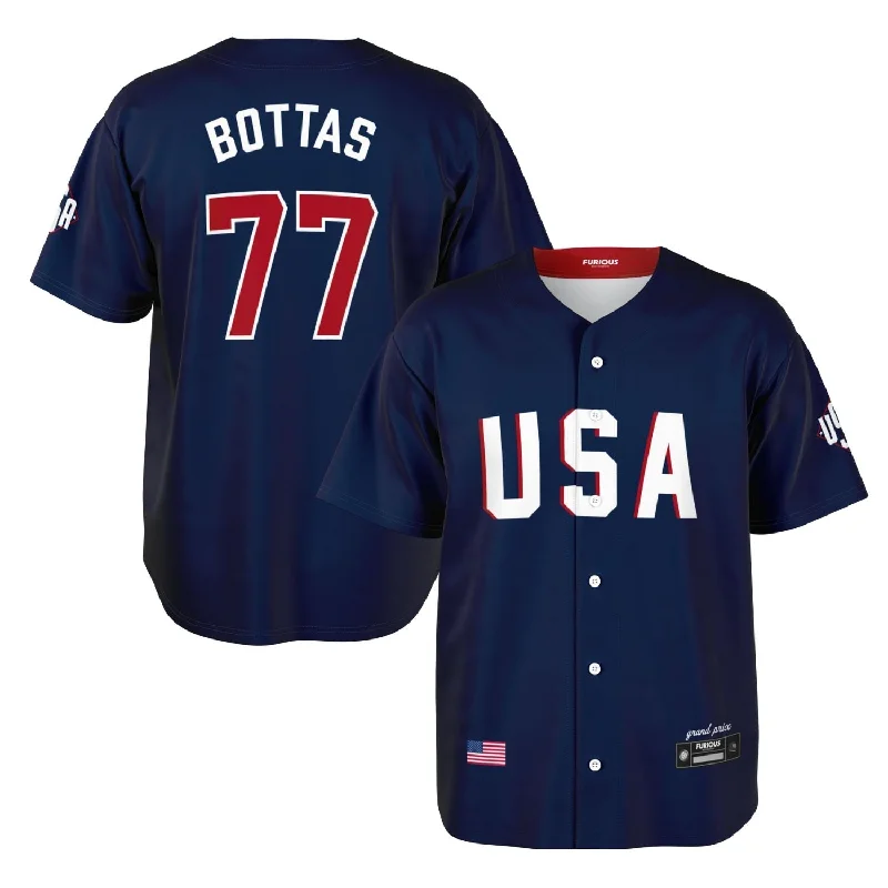 Bottas - USA GP Jersey Elegant Men's Cashmere