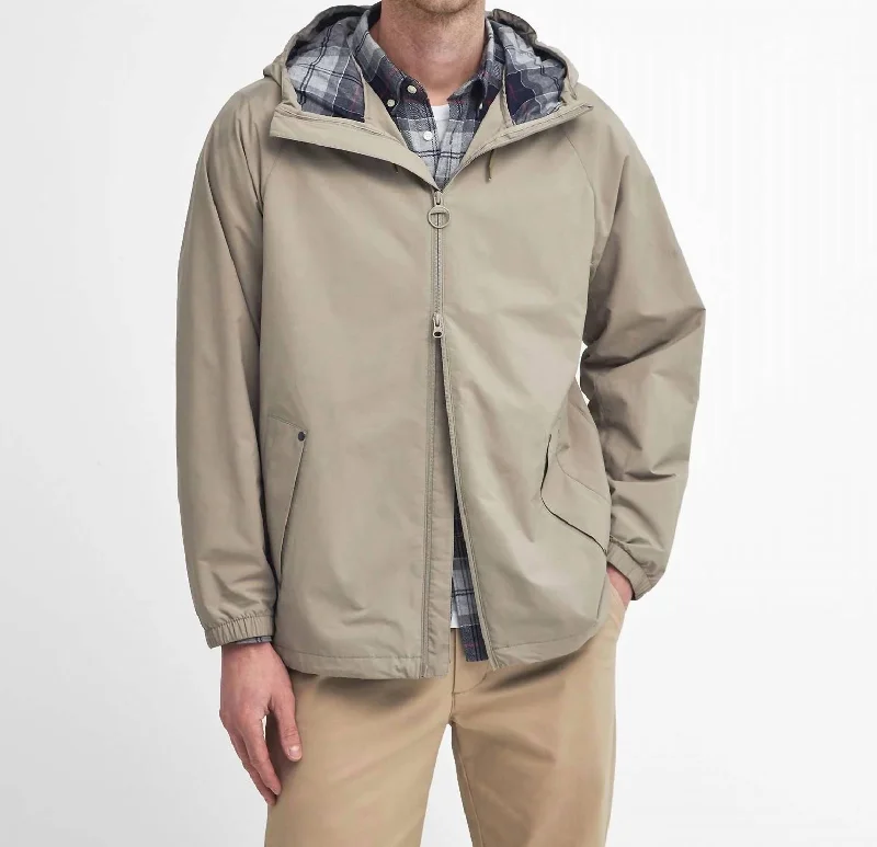 Kirkhill Showerproof Jacket In Concrete Masculine Men's Thick