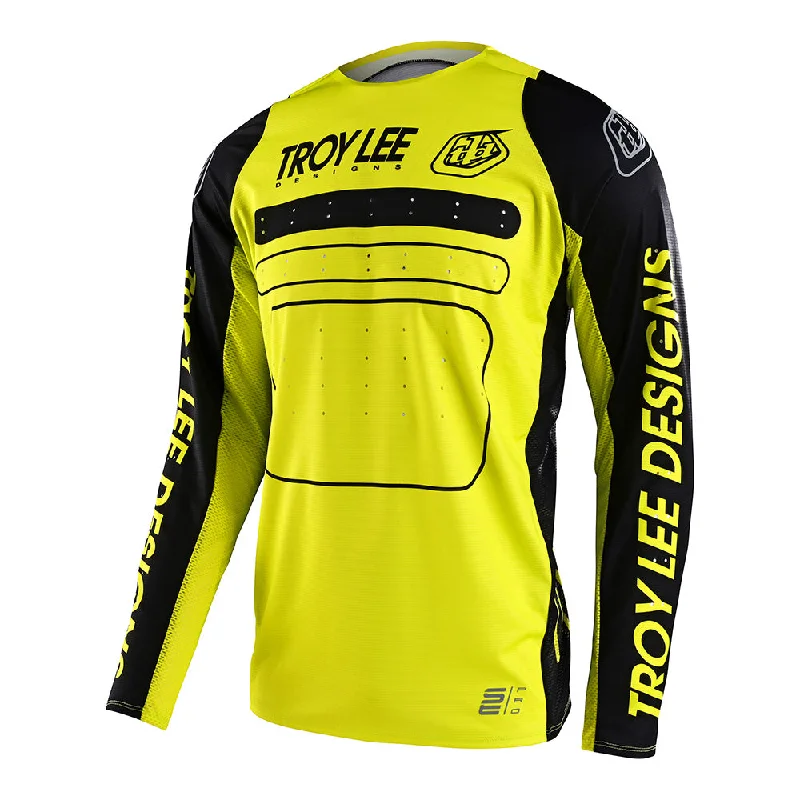 SE Pro Jersey Drop In Black / Glo Yellow Stylish Men's Neon