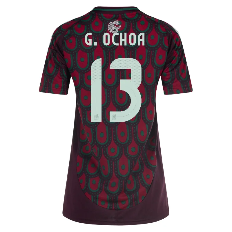 adidas Womens Mexico Guillermo Ochoa Home Jersey 24/25 (Multicolor) Refined Men's European