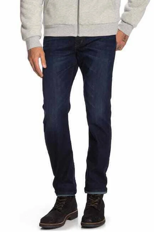 Aero Slim Fit Denim Stretch Jeans In Dark Wash Practical Men's Multi