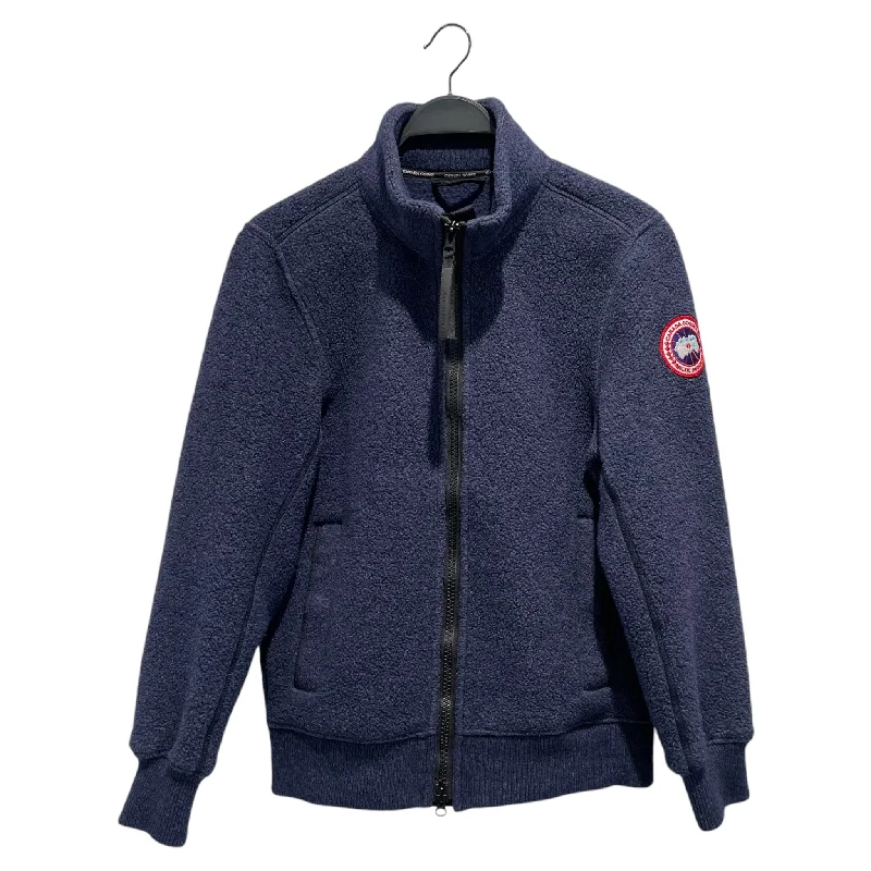 CANADA GOOSE/Fleece Jkt/S/Wool/BLU/ Unique Men's Upcycled