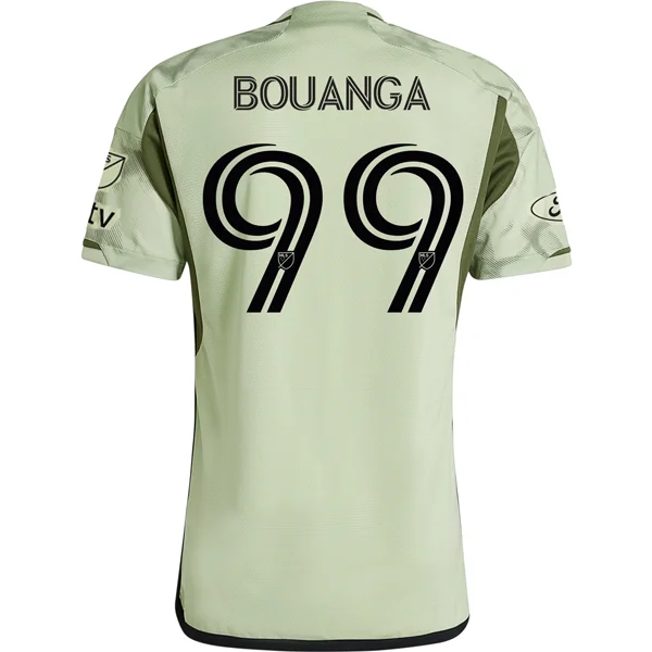 adidas LAFC Authentic Denis Bouanga Away Jersey w/ MLS + Apple TV + Ford Patches 24/25 (Magic Lime) Laid