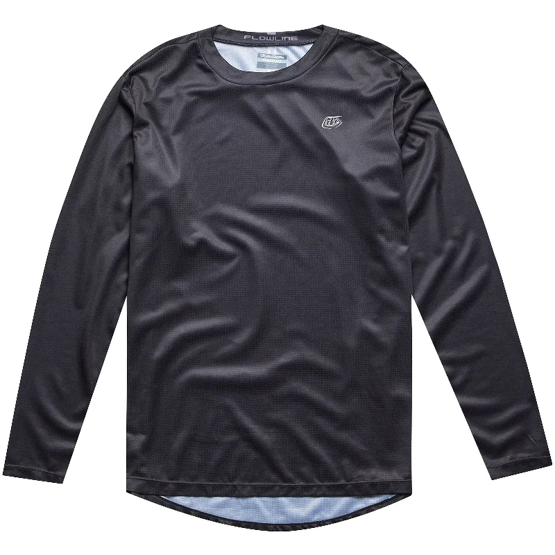 Flowline LS Jersey Solid Black Classic Men's Pin