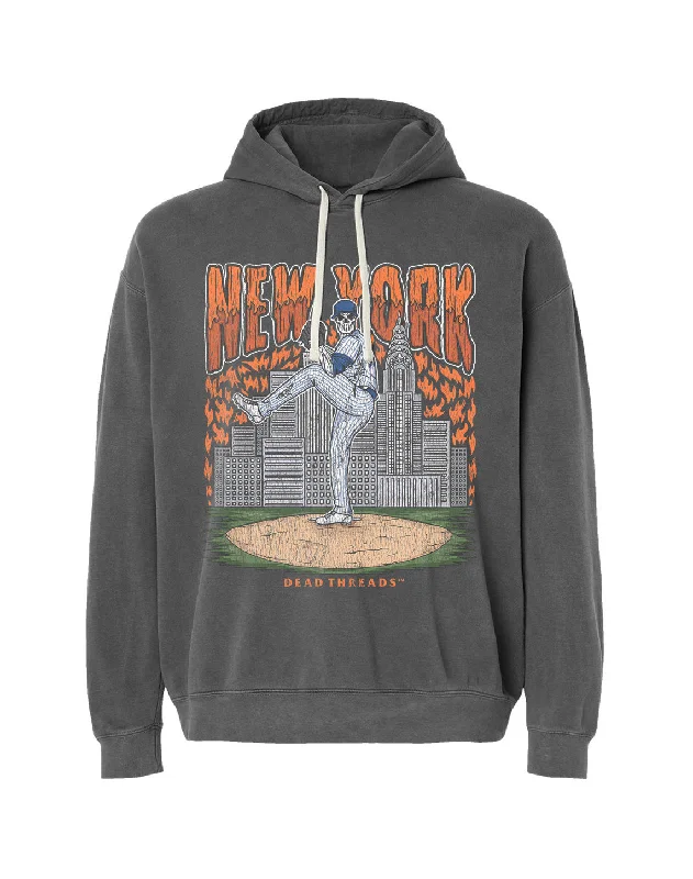 NEW YORK BASEBALL - LIGHTWEIGHT HOODIE British Gentleman Style