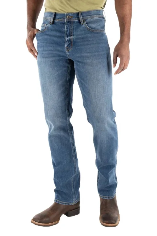 Mens Boot Cut Jean In Ash Hip Men's Retro