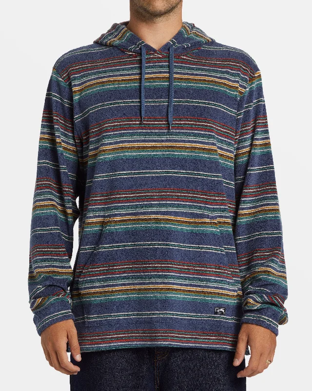 Flecker Diego Hoodie - Slate Blue Beach