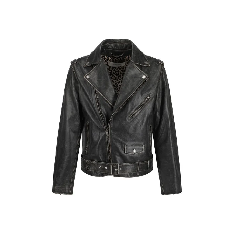 en Goose en Biker Men's Jacket British Gentleman Style