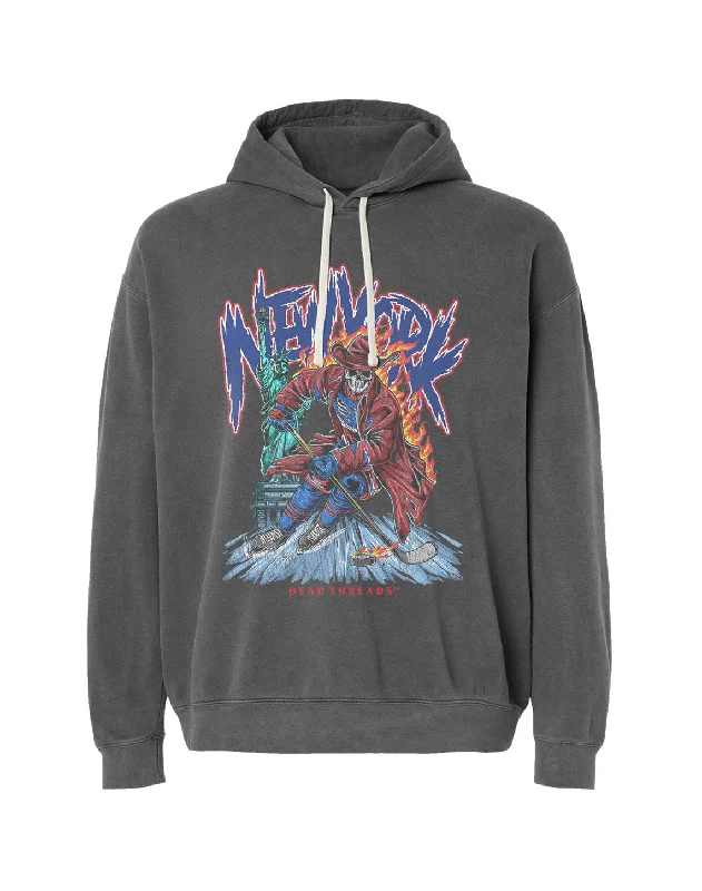 NEW YORK HOCKEY "THE RANGER" - LIGHTWEIGHT HOODIE Rugged Men's Outdoor 