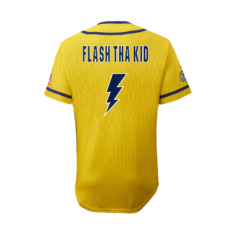 Bananas Flash Tha Kid #MM EvoShield Jersey - Yellow Stylish Men's Neon