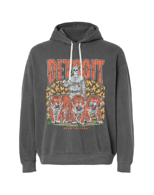 DETROIT BASEBALL - LIGHTWEIGHT HOODIE Unique Men's Patch