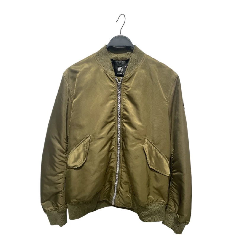 Paul Smith/Flight Jkt/XL/Nylon/KHK/MA-1 Flight Jacket Organic