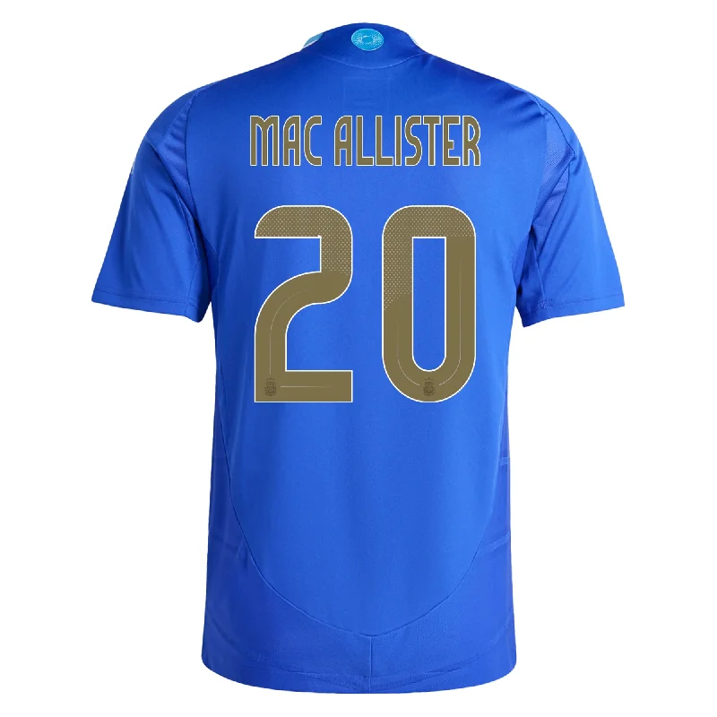 adidas Argentina Authentic Alexis Mac Allister Away Jersey 24/25 (Lucid Blue/Blue Burst) Practical Men's Quick