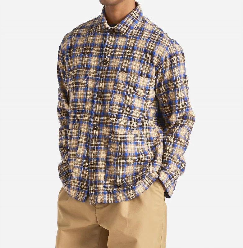 Dockside Jacket In Cowboy Check Sporty Men's Tennis