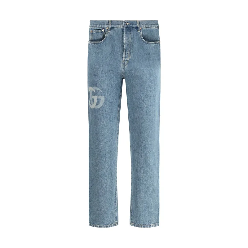 Gucci GG Men's Jeans Cool Men's Skate