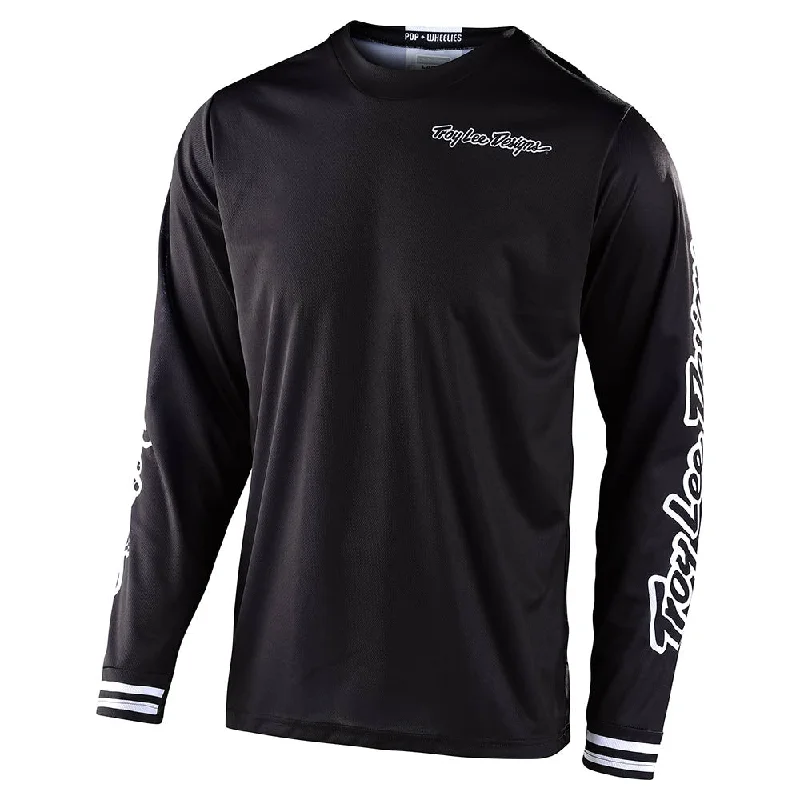 GP Jersey Mono Black Monochromatic Office Style