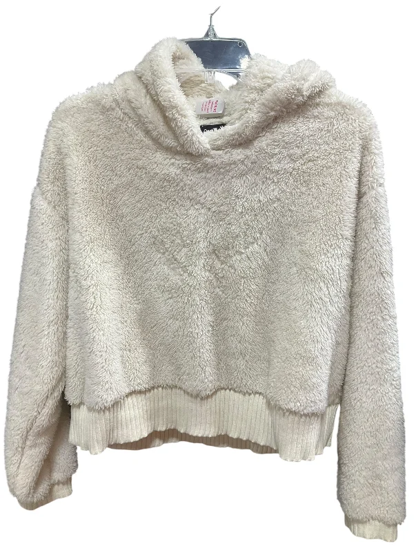 Sweatshirt Hoodie By Gap In Cream, Size: S Organic