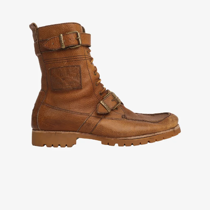 Moc Toe Buckle Ranger Boots Refined Men's Hand