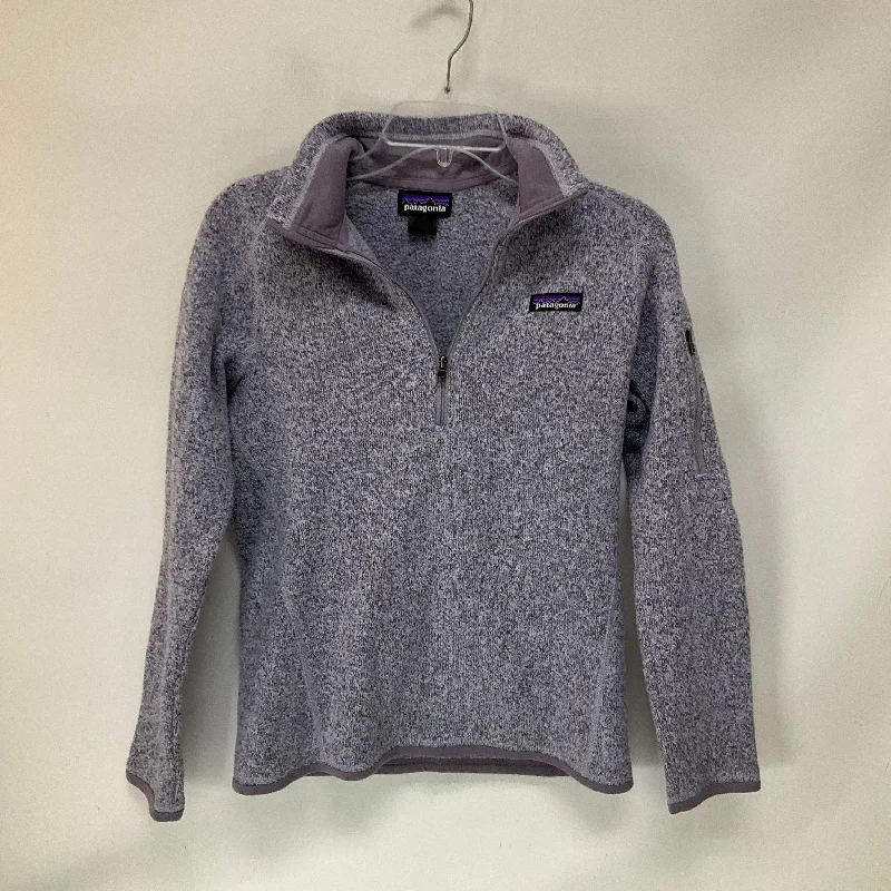 Athletic Sweatshirt Collar By Patagonia In Purple, Size: Xs Street