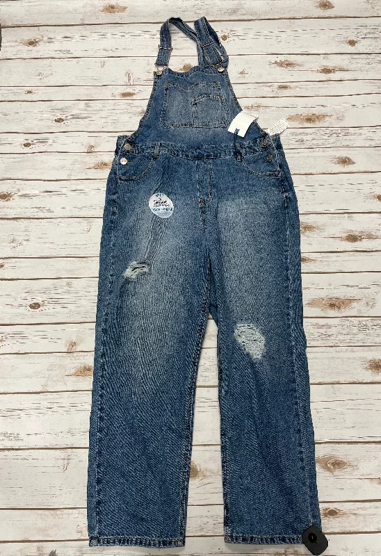 Overalls By Wallflower In Blue Denim, Size: Xl Classic Men's Pin