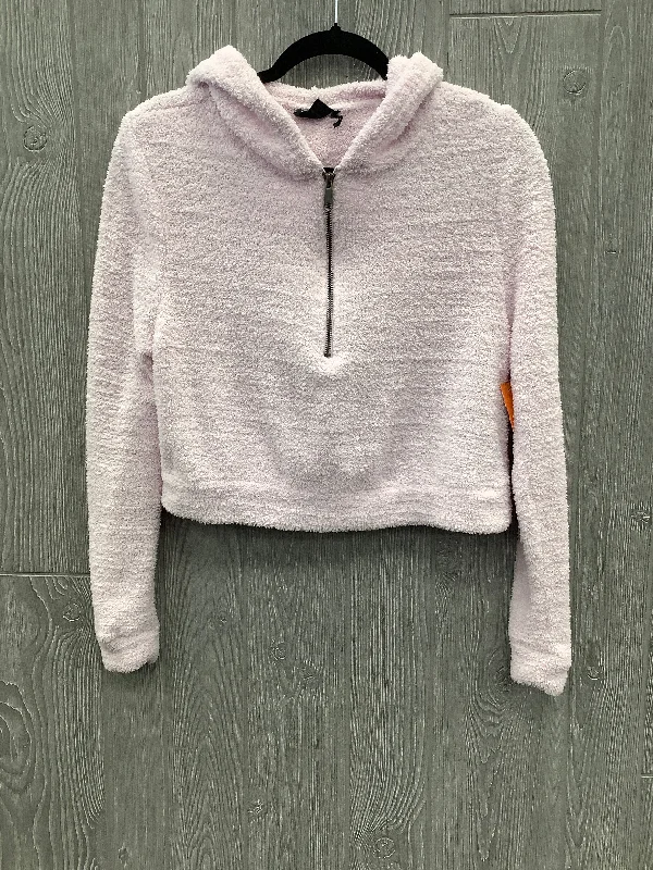 Sweatshirt Hoodie By Urban Outfitters In Purple, Size: S Cozy Men's Sherpa