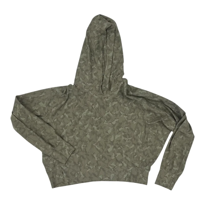 Athletic Sweatshirt Hoodie By Athleta In Camouflage Print, Size:M Dapper Men's 1920S