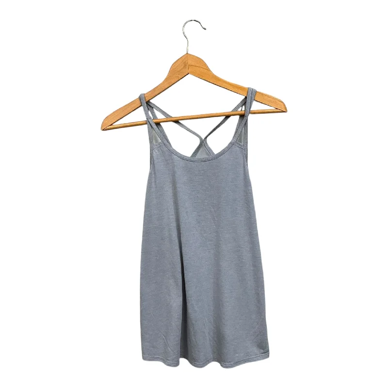 Athletic Tank Top By Old School In Grey, Size: M Streetwear Style