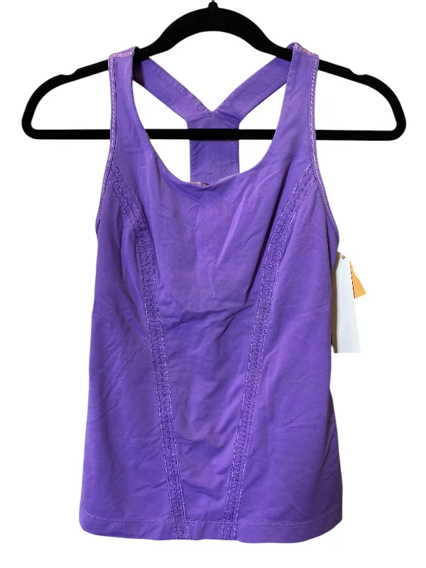 Athletic Tank Top By Lululemon In Purple, Size: Xs Laid