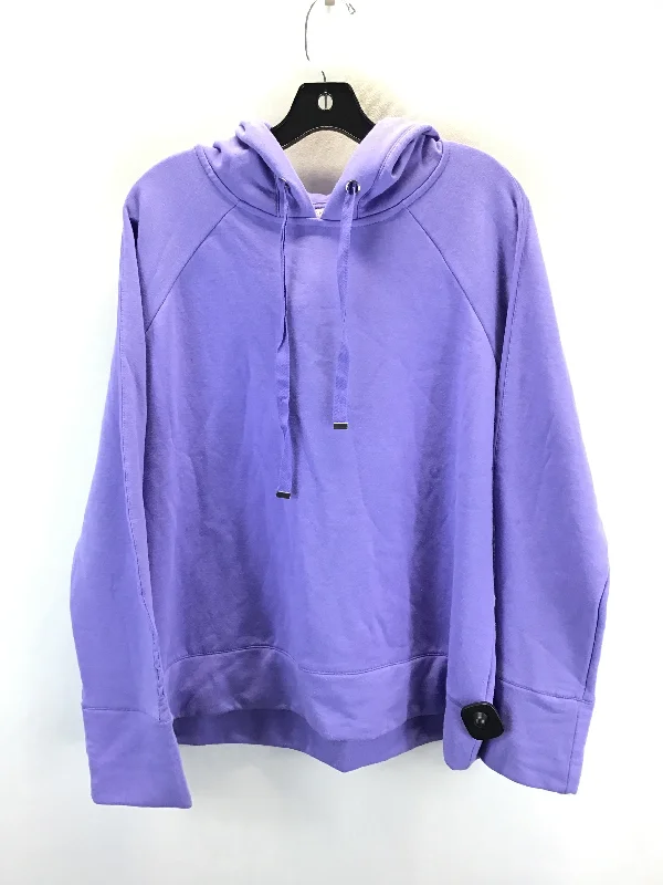 Sweatshirt Hoodie By Danskin In Purple, Size: Xxl Business