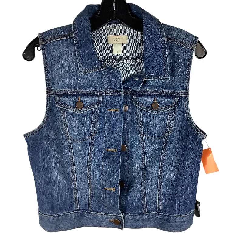 Vest Other By Loft In Blue Denim, Size: S Tough Men's Tactical