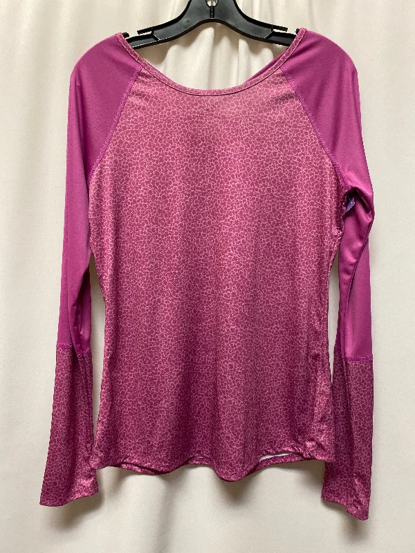 Pink Top Long Sleeve Columbia, Size M Laid