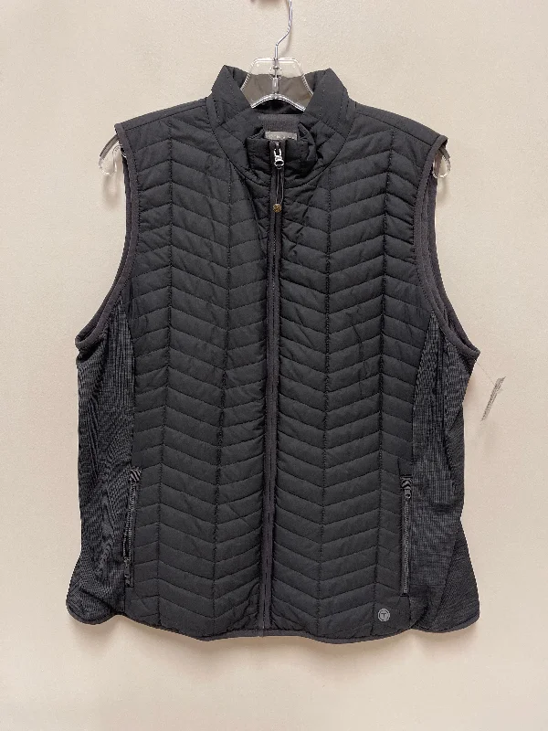 Vest Puffer & Quilted By Talbots In Grey, Size: Xl Lumberjack