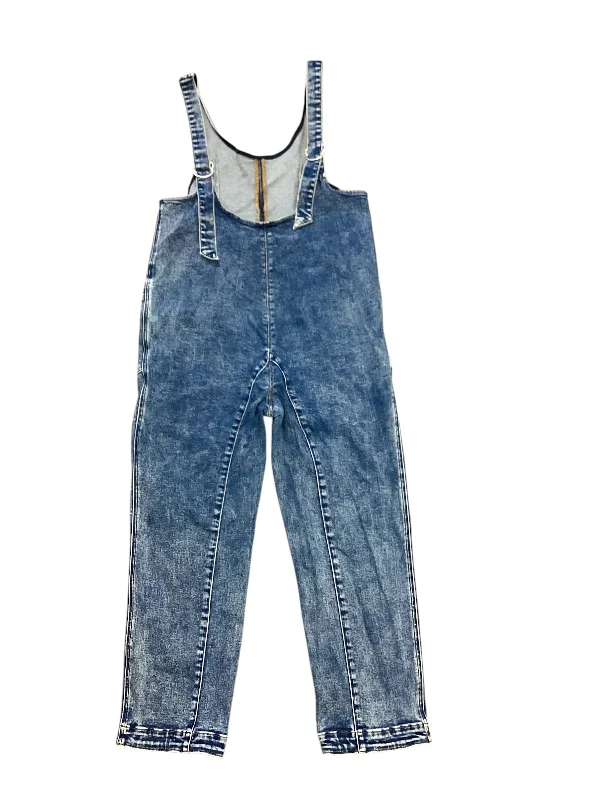 Overalls By Clothes Mentor In Blue Denim, Size: M Youthful Men's Pop