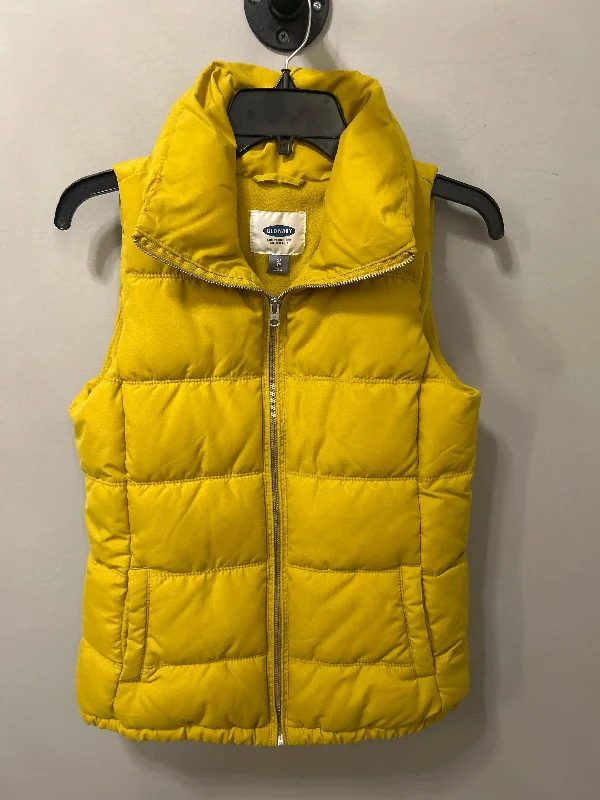 Vest Puffer & Quilted By Old Navy In Yellow, Size: Xs Vintage Men's 1970S Disco