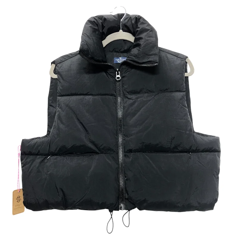 Vest Puffer & Quilted By Simply Southern In Black, Size:Xxl Adventure