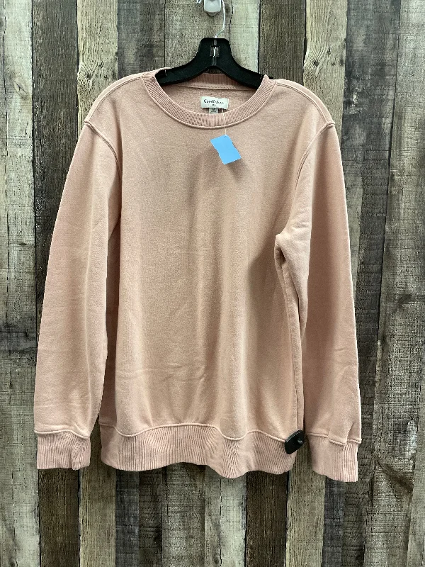 Sweatshirt Crewneck By Cme In Pink, Size: M Earthy Men's Hemp