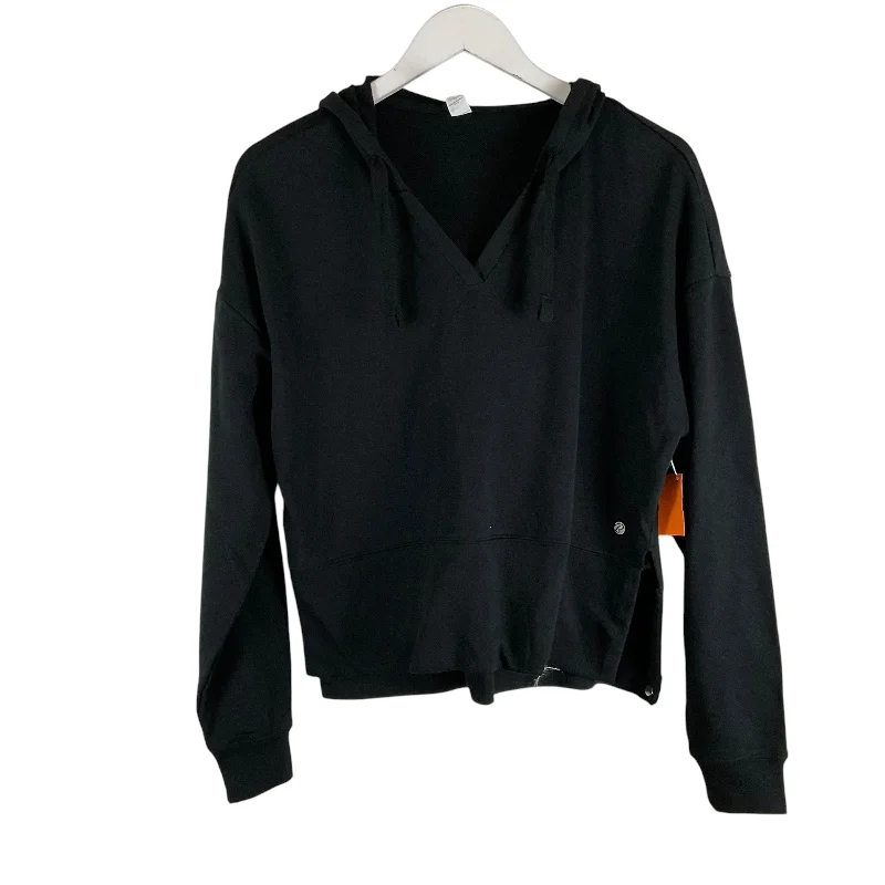 Athletic Sweatshirt Hoodie By Bally In Black, Size: S Masculine Men's 