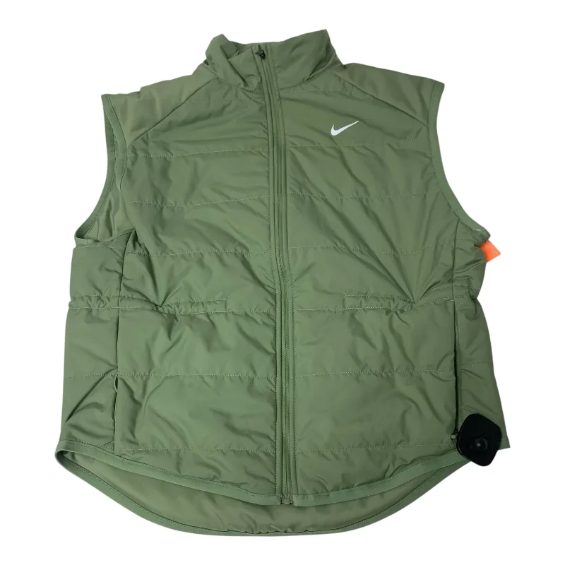 Vest Puffer & Quilted By Nike Apparel In Green, Size: S Relaxed Men's Beach