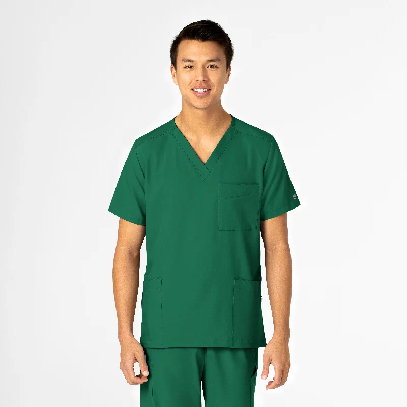 W123 Unisex 4 Pocket Utility Scrub Top - Hunter Business